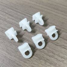 20/30/60pcs Curtain Track Gliders, Nano Silent Square Track Sliders, Plastic Curtain Hooks, Suitable For Square Curtain Tracks, Replacement Sliding Carriers - C-multicolor - View 2