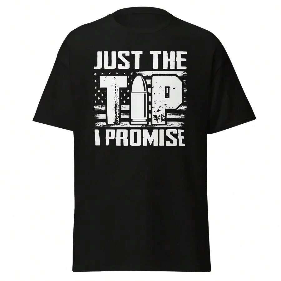 Camiseta clásica unisex Just The Tip I Promise 2nd Amendment Gun - Multicolor - Ver 1