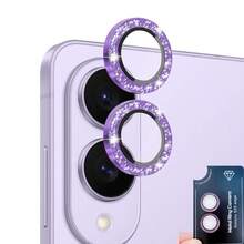 1pc Shiny Lens Protector Film, Compatible With Samsung Galaxy S25 Edge, Galaxy A26/A36/A56, Easy Installation With Positioning, High Definition Tempered Glass Anti-Scratch Wear-Resistant Lens Protection Film, Lens Protector Pad, Lens Protector, Multiple Colors Available: Shiny Pink, Shiny Blue, Silver, Purple, Multicolor - Multicolor - View 18