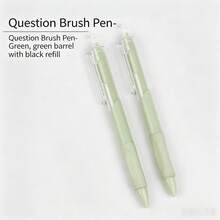 30pcs Retractable Quick-Dry White Pen, High-Aesthetic Neutral Pen 0.5mm For Students, Exam And Practice, ST Tip Black, Card Holder, Acrylic Markers, K-POP, Stitch, Stationery, Back To School - A - View 7