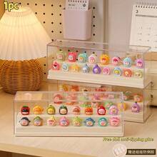 1pc Double-Layered Stepped Acrylic Display Box, Suitable For Solid Color Blind Boxes - Dust-Proof Storage Rack And Desktop Organizer, Suitable For Collecting Figurines (Transparent Display Box) Bathroom Decor, Bathroom Organization And Storage, Room Decor, Wedding, Home Decor, Bedroom Decor, Party Supplies, - Multicolor - View 2