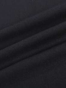 Párese y haga ejercicio. Camiseta estampada. Crea fácilmente un look dulce y casual. Perfecto para el tiempo libre de verano, los desplazamientos diarios, salidas informales y ropa de vacaci - Negro - Ver 5