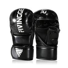 FIVING 開指拳擊手套 7cm 厚墊 MMA 訓練手套 PU 皮革 男女通用 泰拳 踢拳 陪練 重擊沙袋健身訓練裝備 - 彩色 - 查看 12