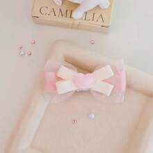 Clip BB hecho a mano para mascotas, Clip para el pelo, diadema con lazo para gato de pelo largo, decoración de corazón rosa para perros Malzis, accesorios para perros pequeños - 13 - Ver 20