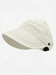 Women's Breathable Wide Brim Sun Hat, Ponytail Opening Design, Foldable Summer Sun Protection Hat - Ponytail Baseball Cap - View 6