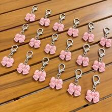 Minimalist Bow Pendant Mini Charm Accessory Decoration Keychain Pendant Minimalist Bag Charm - Multicolor - View 2