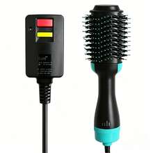 4-In-1 Hot Air Brush Hair Dryer Set | Curling, Straightening, Drying & Styling Tool With Rotating Ceramic Brush | Volumizer Blow Dryer Brush For Women | Ideal Birthday & Christmas Gift For Her | Salon-Style Results At Home - Green - View 7