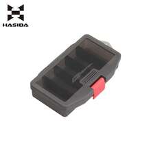 HASIDA 加厚PP釣魚 tackle box 防壓可調空間 雙層大容量 旅行用 可拆卸隔板 多尺寸 - 5格 - 查看 1