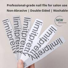 1PC Imported Wear-Resistant Washable Nail File, Double-Sided Coarse And Fine Grit Design, Washable And Durable Without Shedding Sand, Quickly Shapes And Polishes Nails, Easily Trims Nail Shape And Removes Dead Skin And Hangnails, Suitable For Home And Nail Salon Use, Durable Shaping Sponge Nail File Basic Manicure Tool - Multicolor - View 1