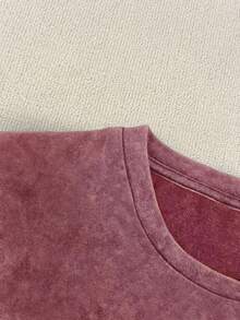 Talla - Talla - Camiseta con Estampado de Letras, Estilo Vintage Lavado, Crea Fácilmente un Estilo Retro Casual Adecuado para el Desplazamiento Diario, Ocio, Viajes, Uso Diario - Blanco - Ver 3