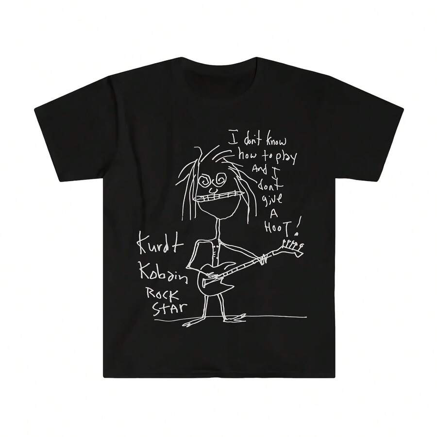 Camiseta de Moda 2026 de la Banda de Rock de Kurt Cobain, Ropa Urbana de Alta Calidad, Apta para Hombres y Mujeres, Camiseta de Verano - Multicolor - Ver 1