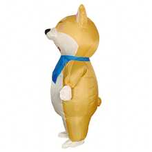 Halloween Party Cute Dog Raccoon Inflatable Set Festival Stage Performance Cartoon Doll Prop Costume Animal Prop Set Mascot - Multicolor - View 3