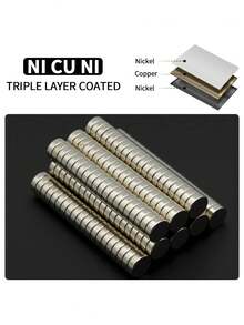 8X3Mm N35 Magnetic Round Magnets, Suitable For Home, Kitchen, Office - Multicolor - View 7