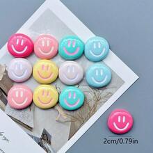 1/5/10/15pcs Cartoon Smiling Face Fridge Magnets, Suitable For Kitchen Decor And Home Decor, Cute Fridge Stickers, Whiteboard Magnetic Stickers, Decorative Fridge Magnets, Cute Office Kitchen Magnets, Kitchen Accessories - Multicolor - View 11