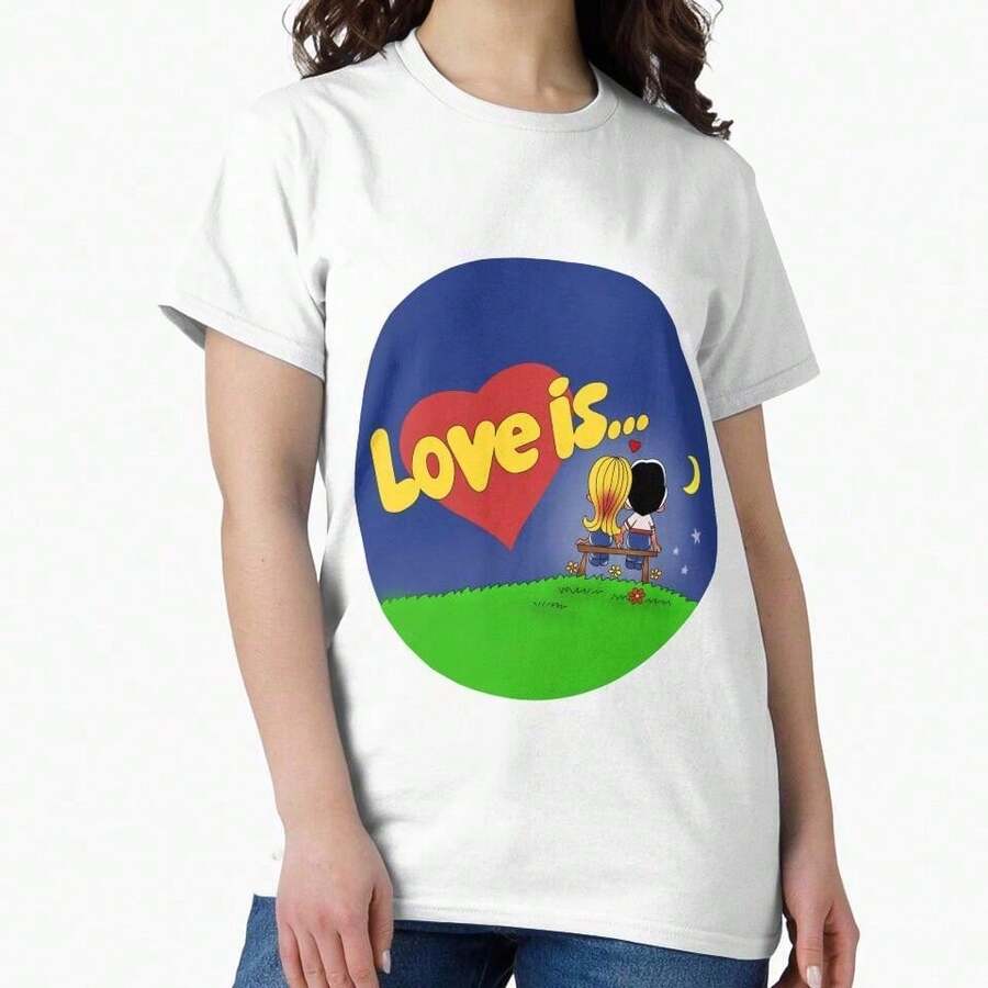 Unisex Black Casual T-Shirt 100% Cotton Printed Short Sleeve (Regular Fit) (112) - 白色 40 - 查看 1