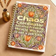 1 pieza Cuaderno A5 con líneas de plantas y flores, adecuado para la escuela, diario, notas de trabajo, escritura artística, un regalo para amantes de la fantasía creativa, cuaderno de regreso a la escuela - Plantas y flores - Ver 1