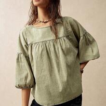 Women Blouses & Shirts - 藍色的 - 查看 4