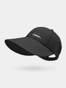 Sombrero de sol de malla transpirable para mujer, secado rápido, diseño para coleta alta, múltiples colores disponibles, adecuado para playa y viajes - Multicolor - Ver 3
