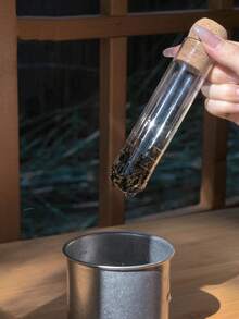 1個玻璃茶葉浸泡管附軟木塞蓋,可重複使用散葉茶濾網,耐熱茶葉浸泡器,適合居家與辦公室,便攜式泡茶器 - 彩色 - 查看 10