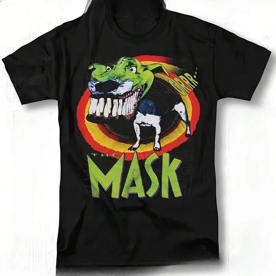 Kim Carey's New Summer 2026 Movie Print T-Shirt - Men's Crew Neck T-Shirt, Breathable, Casual And High Quality - 彩色 - 查看 1