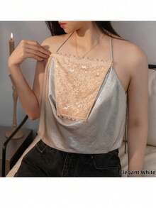 3件組女款黑白雙層花卉蕾絲鉤扣式三段可調式一片式胸罩假領 - 彩色 - 查看 4