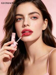 GUOXIAONIU Waterproof Sweat-Proof Non-Stick Cup Portable Long-Lasting Lip Gloss - G06# Rednight - View 12