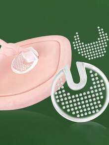 1 Pair Silicone Comfortable Toe Protectors, Shock-Absorbing, Waterproof, Anti-Friction, Suitable For Flip-Flops And Sandals - Clear - View 3
