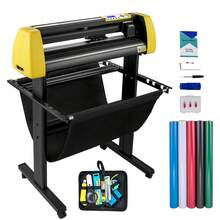 Vinyl Cutting Machine, Cutting Plotter With Maximum Paper Feed Of 34 Inches / 870 Mm, LCD Screen Printer With Automatic Contour Cutting For Camera, With Stand, Adjustable Force And Speed For Sign Making - 查看 8