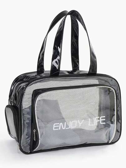 Swimming Bag Handheld Toiletry Bag Large Capacity Storage Makeup Bag Sports Fitness Specialized Bag Dry Wet Separation Beach Bag