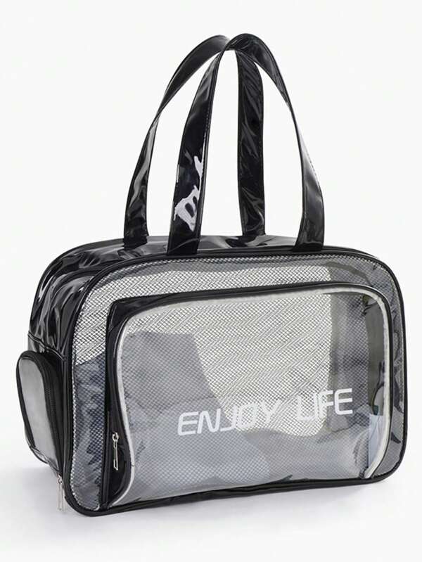 Swimming Bag Handheld Toiletry Bag Large Capacity Storage Makeup Bag Sports Fitness Specialized Bag Dry Wet Separation Beach Bag
