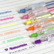1/3/6/12/18 buah Pulpen Gel 0,5 mm - Halus, mekanisme tarik yang nyaman, dan ujung pena yang lembut sehingga menghasilkan tulisan yang sempurna. Sangat cocok untuk mencatat di kelas atau rapat, membuat jurnal, mencoret-coret, membuat sketsa, dan kaligrafi. Juga sempurna untuk keperluan sekolah dan belanja perlengkapan sekolah. - A - View 13