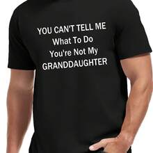 You Can't Tell Me - Camiseta estampada de manga corta con cuello redondo para hombre, versión regular, informal, para vacaciones de primaveraverano - Multicolor - Ver 1