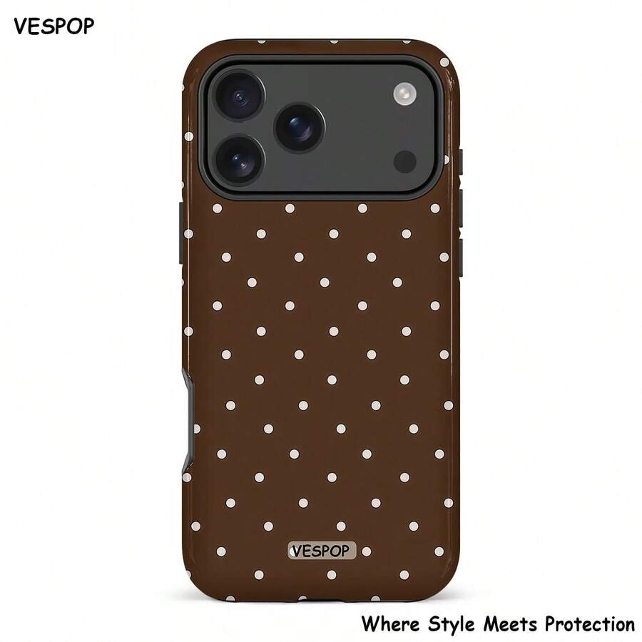 VESPOP Y2K Double Layer Shockproof Phone Case, Glossy Design, Vibrant Colors, Compatible With IPhone 17/16/15/14/13 Pro Max, Galaxy S26/S25/S24 Ultra, Pixel 10/9/8 Pro - Mixed Color 1 - View 1
