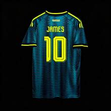 2026 World Cup Colombia Away Kit, Breathable & Sweat-Wicking Fan Version Top - No. 10 - View 2
