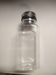 1個透明方形水瓶 | 可重複使用便攜式牛奶盒飲料容器 | 適用於牛奶、咖啡、果汁和飲料 | 適合戶外健身、徒步旅行和旅遊 - 彩色 - 查看 13