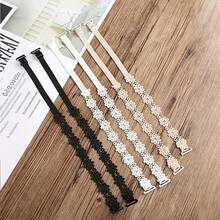 3 Pairs Lace Flower Decorated Bra Straps, Adjustable Multi-Functional Anti-Slip Shoulder Bands, Suitable For Women'S Lingerie And Bra Accessories - One Size Fits All - View 5