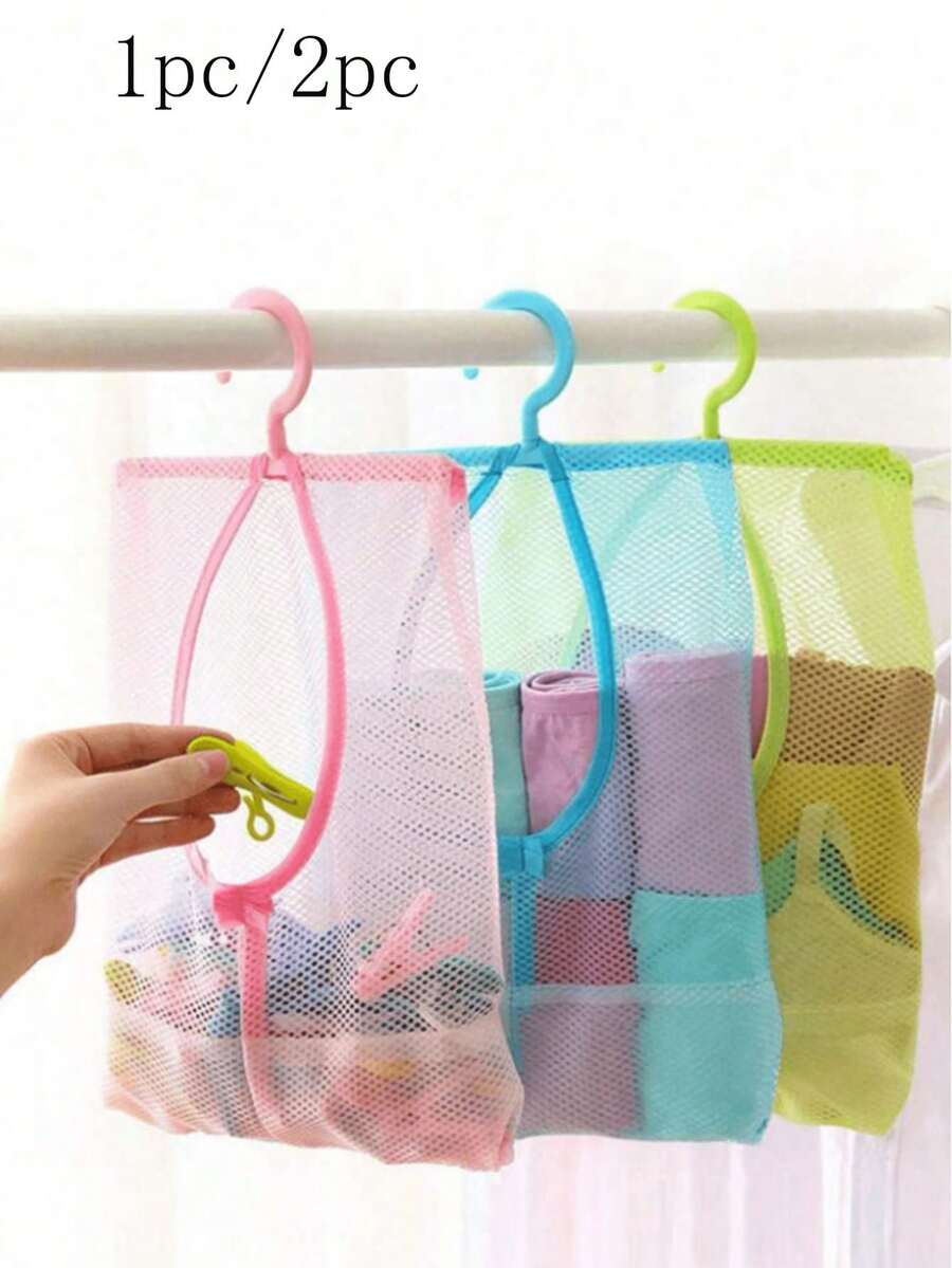 1/2 Pack Hanging Mesh Storage Bags, Kitchen And Bathroom Hanging Storage Bags, Drying And Storage Supplies, Home Storage And Organization Supplies, Closet Storage Bags, Quilted Bags, Under Bed Storage Boxes, Drawer/Closet Organizers - Multicolor - View 1