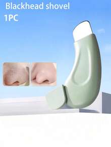 1pc Manual Blackhead Remover, Facial Pore Cleaner For Blackheads, Featuring Textured Surface And Soft Handle, Ergonomic Design To Prevent Slipping. Suitable As A Gift For Various Festivals. [Color May Have Slight Variations; Packaging Will Be Randomly Arranged For Delivery.] - Beauty Blackhead Remover - View 1
