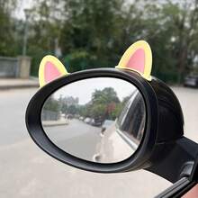 2件組 3D可愛貓耳安全帽裝飾 - 彩色卡通動物配件 適用於摩托車、電動單車、電動滑板車、自行車安全帽，趣味時尚頭飾 - A - 查看 13