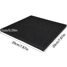 5PCS Black Foam Aquarium Filter Sponges, Aquarium Filter Pads, Durable, Suitable For Fish Tank, Aquarium Filtration Net - Fish Net - View 5