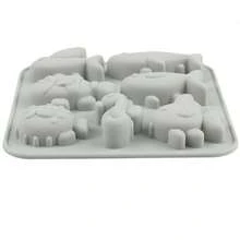- Molde de silicona de cavidades para peces marinos, payaso, caballito de mar, chocolate, para decoracin de caramelo, chocolate, magdalenas - Gris - Ver 7