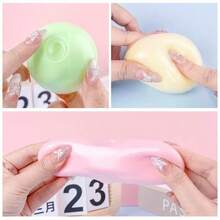 1pc Large Slow Rebound Squeeze Ball, PVC Sensory Stress Relief Plush Ball, OPP Packaging Gift, Stress Ball, Decompression, Adult Moisturizing Novelty Stress Relief, Birthday Gift, Party Decoration, Gift Box Accessory - Multicolor - View 7