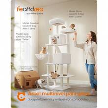 Cat Trees & Condos - Blanco Crema - View 2