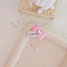 Clip BB hecho a mano para mascotas, Clip para el pelo, diadema con lazo para gato de pelo largo, decoración de corazón rosa para perros Malzis, accesorios para perros pequeños - 11 - Ver 14