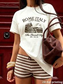 Women T-Shirts - White - View 5