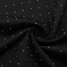 Hotfix Rhinestone Crystals Polyester Fabric For DIY Crafts Material For Quilting, Pillow Making, Clothing, Gift Wrapping, Home Decor, Clothing Customization | Cheerful Design | Durable Fabric, DIY Wallet Making - Default - View 7
