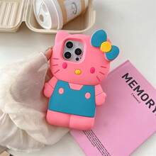 For  17 16 15 14 13 12 Pro Max 11 Promax Phone Case New 3D Sanrio Cartoon Soft Silicone Candy Y2k New Cover.Holiday Accessories.Squishy Phone Case Junk Phone Case 17 Pro Max Case - 藍色 - 查看 4