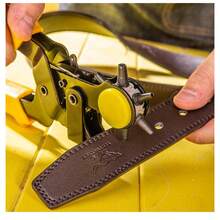 1pc Handheld Metal Hole Punch Tool + 1 Pack Of Rivets (90-100pcs), Professional Multi-Functional Faux Leather Punching Tool, Suitable For Belts, Metal Rings, Handmade DIY Leather Shoelaces, Eyelets, Rings, Punching Holes For A4 Paper, Earrings, Tags, Hanging Cords, Multi-Purpose Office Punching & Binding Tool - 2-in-1 (handheld) - View 9