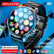 LOKMAT APPLLP 8 PRO 4g Smart Watch 1.85 HD Large Round Screen HD Camera Heart Rate Blood Oxygen Breathing Health Function Detection Can Insert 2G/3G/4G/5G Phone Card Support WiFi Internet Access APP Download Android System 8.1 - APPLLP 8 PRO Silver - View 14