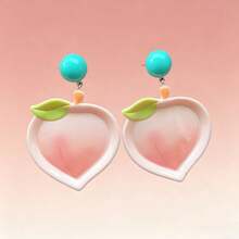 1 Pair 2pcs Women's Earrings, Suitable For Dates And Daily Wear - Multicolor - View 7